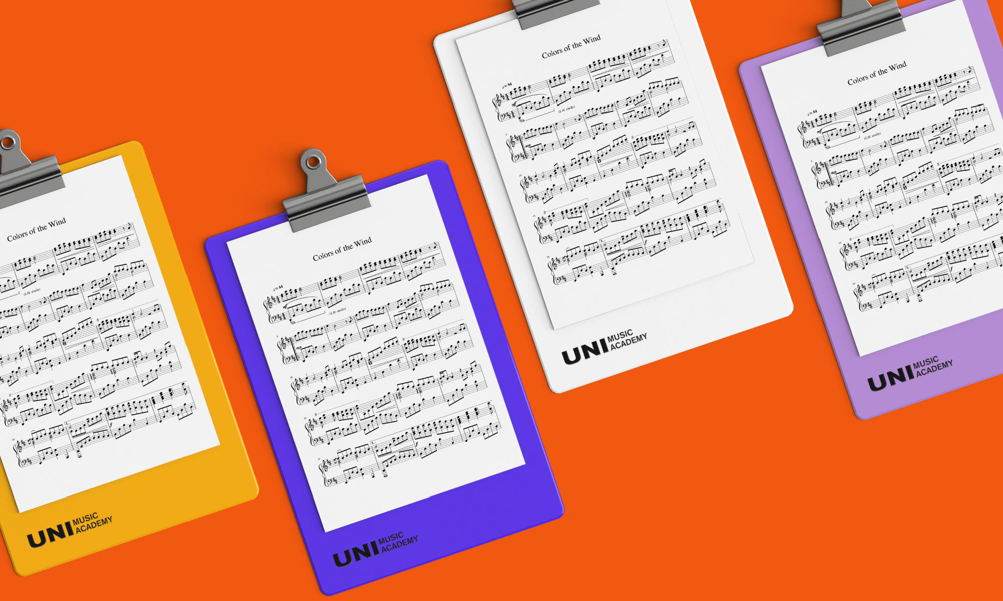 uni-music-education-stationary-design